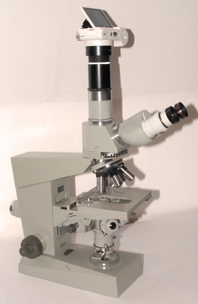 GroÃŸes Forschungsmikroskop CZJ Amplival
